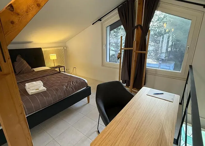 公寓 Lavida Star Alpine Hideaway Thun, Sauna, Free Parking *